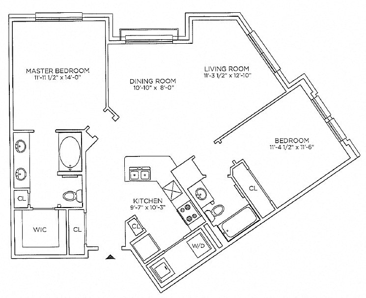 New Orleans Large Two Bedroom ApartmentFor Rent